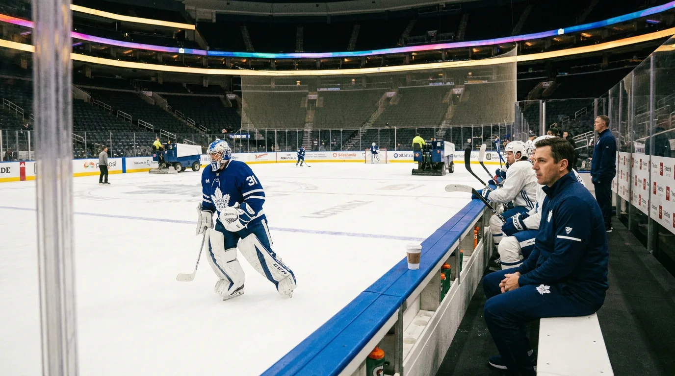 NHL goalie change between games of a back-to-back set
