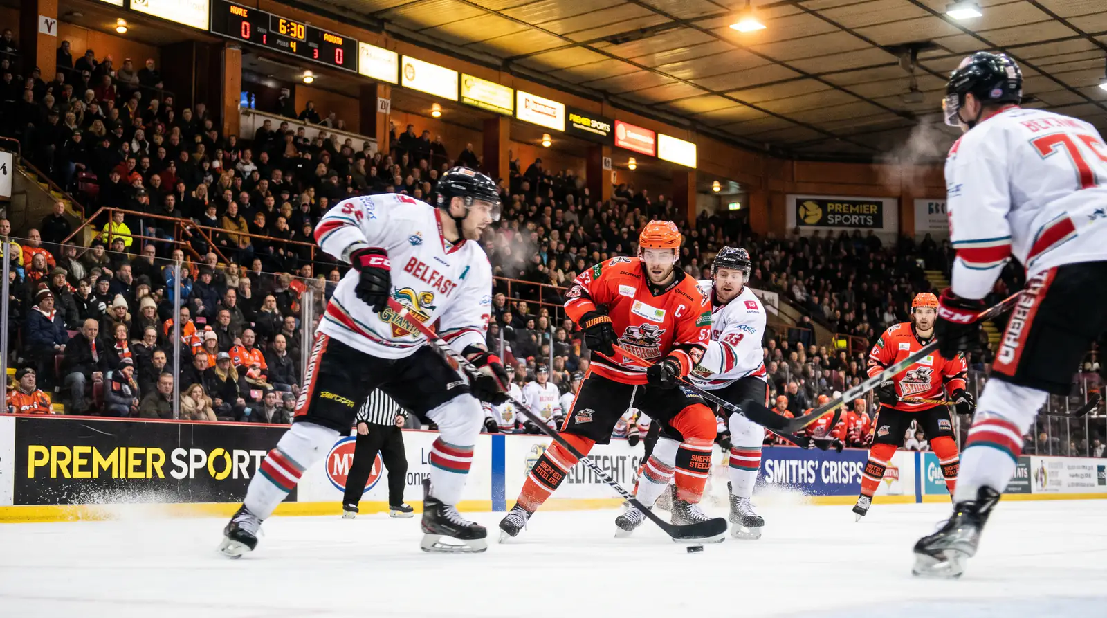 Elite Ice Hockey League single game in progress without an all-games market
