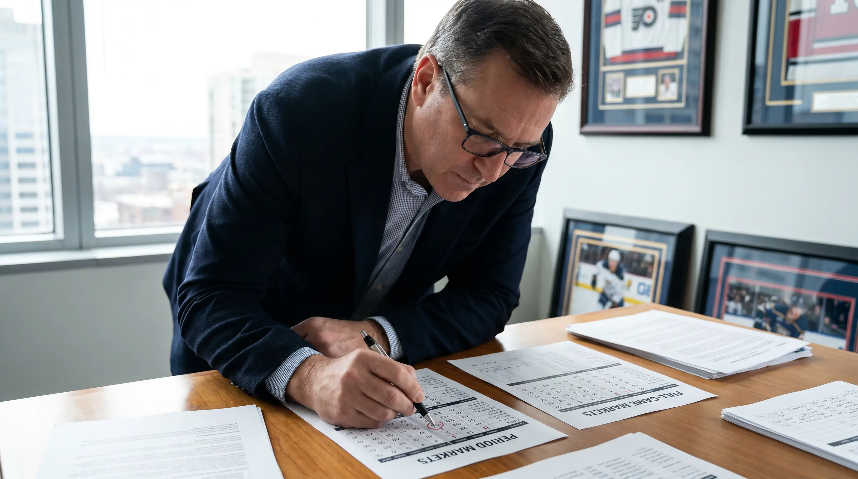 Hockey analyst comparing period markets to full-game markets