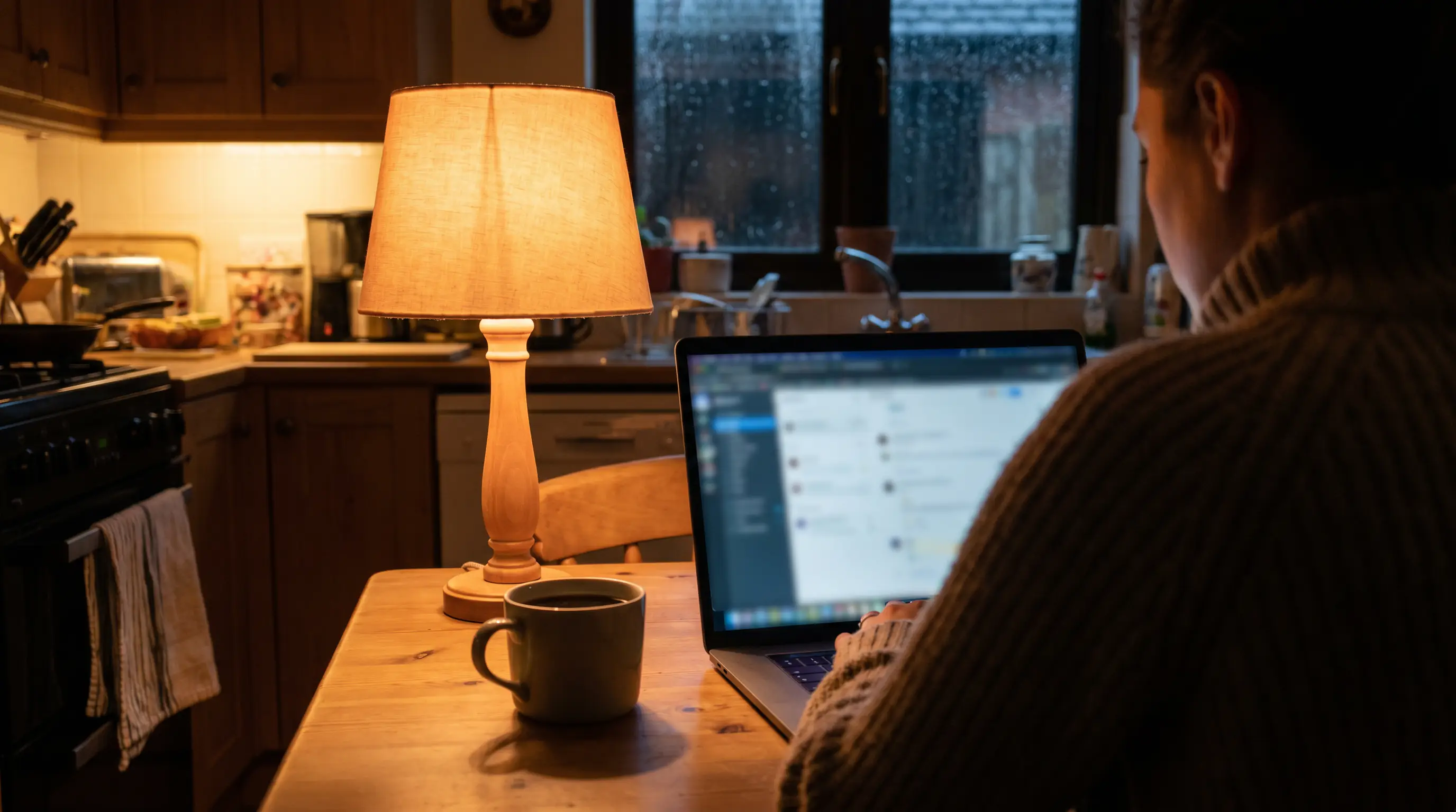UK bettor viewing a hockey statistics portal on a laptop at home